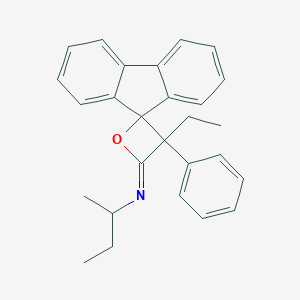 B103324 Spiro[fluorene-9,2'-oxetan]-4'-imine, N-sec-butyl-3'-ethyl-3'-phenyl- CAS No. 15183-49-0