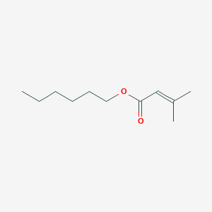 B103325 2-Butenoic acid, 3-methyl-, hexyl ester CAS No. 17627-41-7