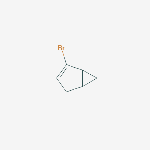 molecular formula C6H7Br B010333 2-Bromobicyclo[3.1.0]hex-2-ene CAS No. 105231-23-0