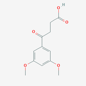 molecular formula C12H14O5 B103339 4-(3,5-二甲氧基苯基)-4-氧代丁酸 CAS No. 17103-70-7