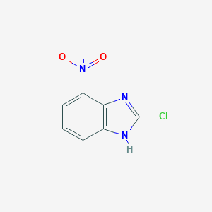 molecular formula C7H4ClN3O2 B103370 2-Chloro-4-nitro-1H-benzimidazole CAS No. 15965-55-6
