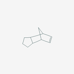 molecular formula C10H14 B103371 2,3,3a,4,7,7a-Hexahydro-4,7-methano-1H-indene CAS No. 19398-83-5