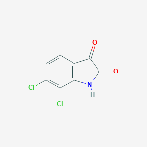 molecular formula C8H3Cl2NO2 B103378 6,7-二氯-1H-吲哚-2,3-二酮 CAS No. 18711-12-1
