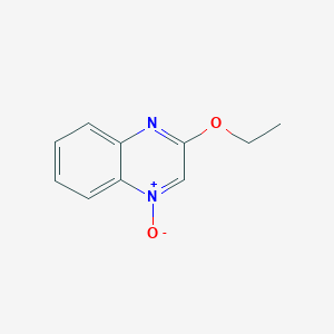 molecular formula C10H10N2O2 B103384 3-Ethoxy-1-oxidoquinoxalin-1-ium CAS No. 18916-48-8