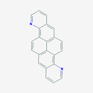molecular formula C22H12N2 B103386 4,11-Diazadibenzo(a,h)pyrene CAS No. 16566-62-4