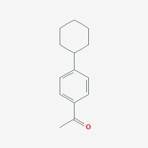 molecular formula C14H18O B103423 1-(4-环己基苯基)乙酮 CAS No. 18594-05-3