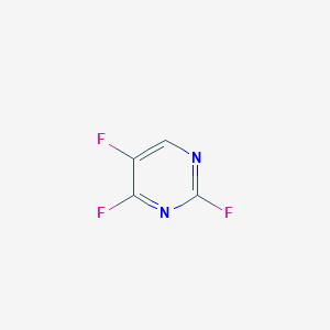 molecular formula C4HF3N2 B103430 2,4,5-三氟嘧啶 CAS No. 17573-79-4