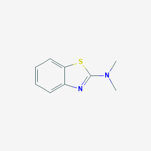 molecular formula C9H10N2S B103434 苯并噻唑，2-二甲氨基- CAS No. 4074-74-2