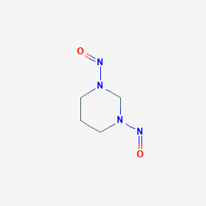 molecular formula C4H8N4O2 B103448 Di(N-nitroso)-perhydropyrimidine CAS No. 15973-99-6