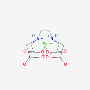 molecular formula C10H12BaN2Na2O8 B103461 二钠；钡(2+)；2-[2-[双(羧甲基氨基)氨基]乙基-(羧甲基)氨基]乙酸；水合物 CAS No. 18744-58-6