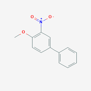 molecular formula C13H11NO3 B103475 4-甲氧基-3-硝基联苯 CAS No. 15854-73-6