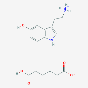 molecular formula C16H22N2O5 B103501 己二酸血清素 CAS No. 16031-83-7