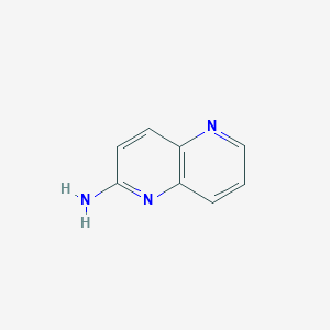 molecular formula C8H7N3 B103514 1,5-萘啶-2-胺 CAS No. 17965-80-9