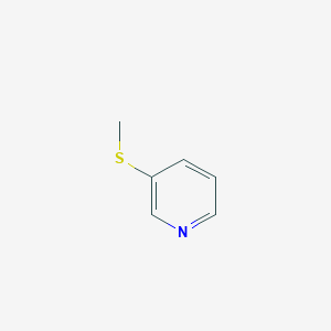 molecular formula C6H7NS B103521 吡啶，3-(甲硫基)- CAS No. 18794-33-7