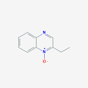 molecular formula C10H10N2O B103533 2-Ethyl-1-oxidoquinoxalin-1-ium CAS No. 16154-82-8