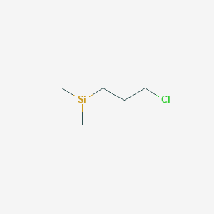molecular formula C5H12ClSi B103562 硅烷，(3-氯丙基)二甲基- CAS No. 18157-31-8