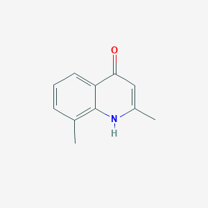 molecular formula C11H11NO B103565 2,8-二甲基喹啉-4-醇 CAS No. 15644-80-1
