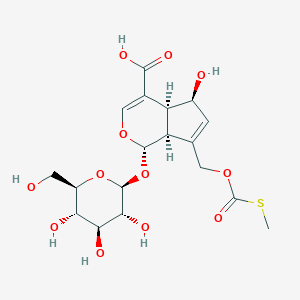 molecular formula C18H24O12S B103569 扫帚草苷酸 CAS No. 18842-98-3