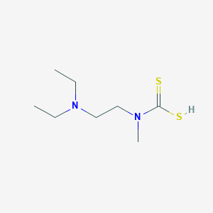 B103571 Carbamic acid, N-(2-(diethylamino)ethyl)dithio-N-methyl- CAS No. 19022-73-2