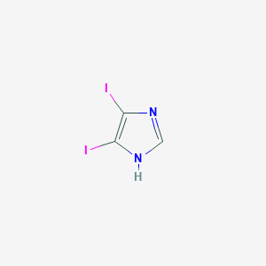 molecular formula C3H2I2N2 B103584 4,5-二碘-1H-咪唑 CAS No. 15813-09-9