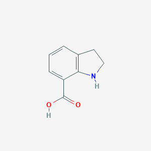 molecular formula C9H9NO2 B103639 2,3-二氢-1h-吲哚-7-羧酸 CAS No. 15861-40-2