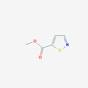 B103640 Isothiazole-5-carboxylic acid methyl ester CAS No. 15901-66-3