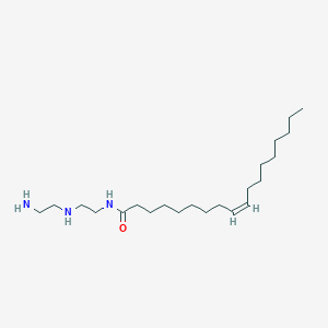 molecular formula C22H45N3O B103664 9-Octadecenamide, N-(2-((2-aminoethyl)amino)ethyl)-, (9Z)- CAS No. 15566-80-0