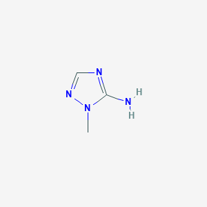 molecular formula C3H6N4 B103705 1-甲基-1H-1,2,4-三唑-5-胺 CAS No. 15795-39-8