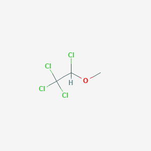 molecular formula C3H4Cl4O B103708 1,1,1,2-Tetrachloro-2-methoxyethane CAS No. 18272-01-0