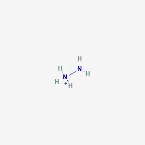 molecular formula H5N2+ B103819 肼 CAS No. 18500-32-8