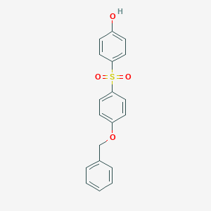 molecular formula C19H16O4S B103831 4-((4-(苯甲氧基)苯基)磺酰基)苯酚 CAS No. 63134-33-8