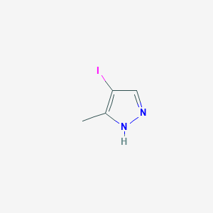 molecular formula C4H5IN2 B103845 4-碘-3-甲基-1H-吡唑 CAS No. 15802-75-2