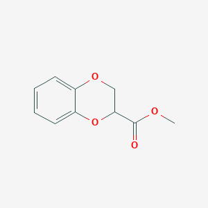 molecular formula C10H10O4 B103858 2,3-二氢-1,4-苯二氧杂环-2-甲酸甲酯 CAS No. 3663-79-4