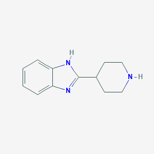molecular formula C12H15N3 B103876 2-(哌啶-4-基)-1H-苯并[D]咪唑 CAS No. 38385-95-4