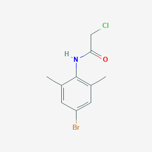 molecular formula C10H11BrClNO B103913 N-(4-溴-2,6-二甲基苯基)-2-氯乙酰胺 CAS No. 17058-74-1
