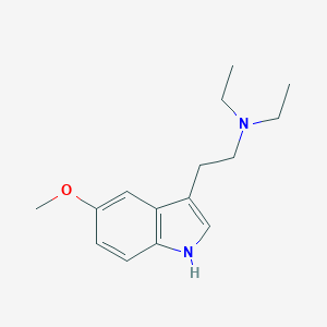 molecular formula C15H22N2O B103915 5-甲氧基-N,N-二乙基色胺 CAS No. 1218-40-2