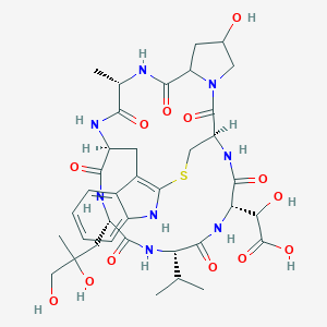 molecular formula C37H50N8O13S B103920 Phallacidin CAS No. 26645-35-2