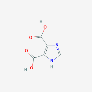 molecular formula C5H4N2O4 B103925 1H-咪唑-4,5-二羧酸 CAS No. 570-22-9