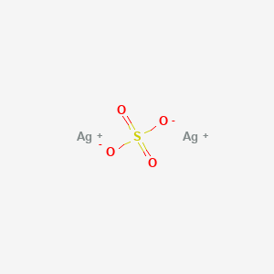 molecular formula Ag2SO4<br>Ag2O4S B103943 硫酸银 CAS No. 19287-89-9