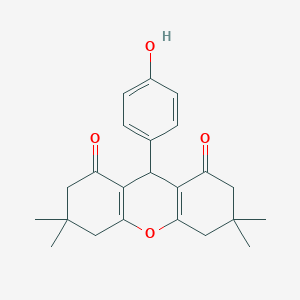 B103951 9-(4-hydroxyphenyl)-3,3,6,6-tetramethyl-3,4,5,6,7,9-hexahydro-1H-xanthene-1,8(2H)-dione CAS No. 37797-12-9
