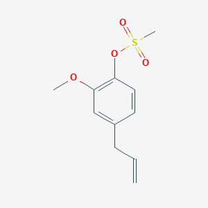 molecular formula C11H14O4S B103977 4-烯丙基-2-甲氧基苯甲磺酸甲酯 CAS No. 91971-63-0