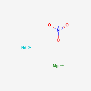 molecular formula MgN5NdO15 B010401 Nitric acid, magnesium neodymium salt CAS No. 19696-95-8
