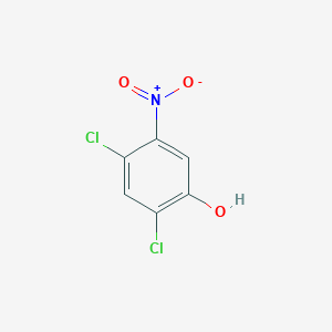 molecular formula C6H3Cl2NO3 B104017 2,4-二氯-5-硝基苯酚 CAS No. 39489-77-5