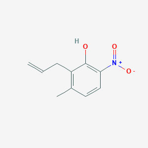 molecular formula C10H11NO3 B010402 3-Methyl-6-nitro-2-(prop-2-en-1-yl)phenol CAS No. 100278-67-9
