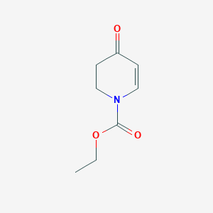 molecular formula C8H11NO3 B104026 1(2H)-吡啶羧酸，3,4-二氢-4-氧代，乙酯 CAS No. 57330-84-4