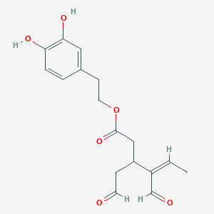 molecular formula C₁₇H₂₀O₆ B104066 油橄榄苦苷 CAS No. 149183-75-5