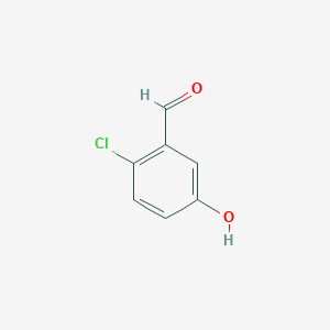 molecular formula C7H5ClO2 B104083 2-氯-5-羟基苯甲醛 CAS No. 7310-94-3