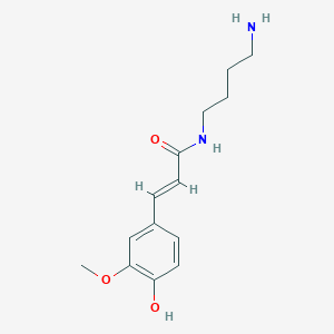 molecular formula C14H20N2O3 B104208 フェルロイルプトレシン CAS No. 501-13-3