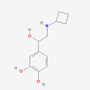 molecular formula C12H17NO3 B104234 去甲肾上腺素 CAS No. 15686-81-4
