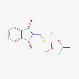 B104303 2-[[Methoxy(propan-2-yloxy)phosphinothioyl]sulfanylmethyl]isoindole-1,3-dione CAS No. 15863-65-7